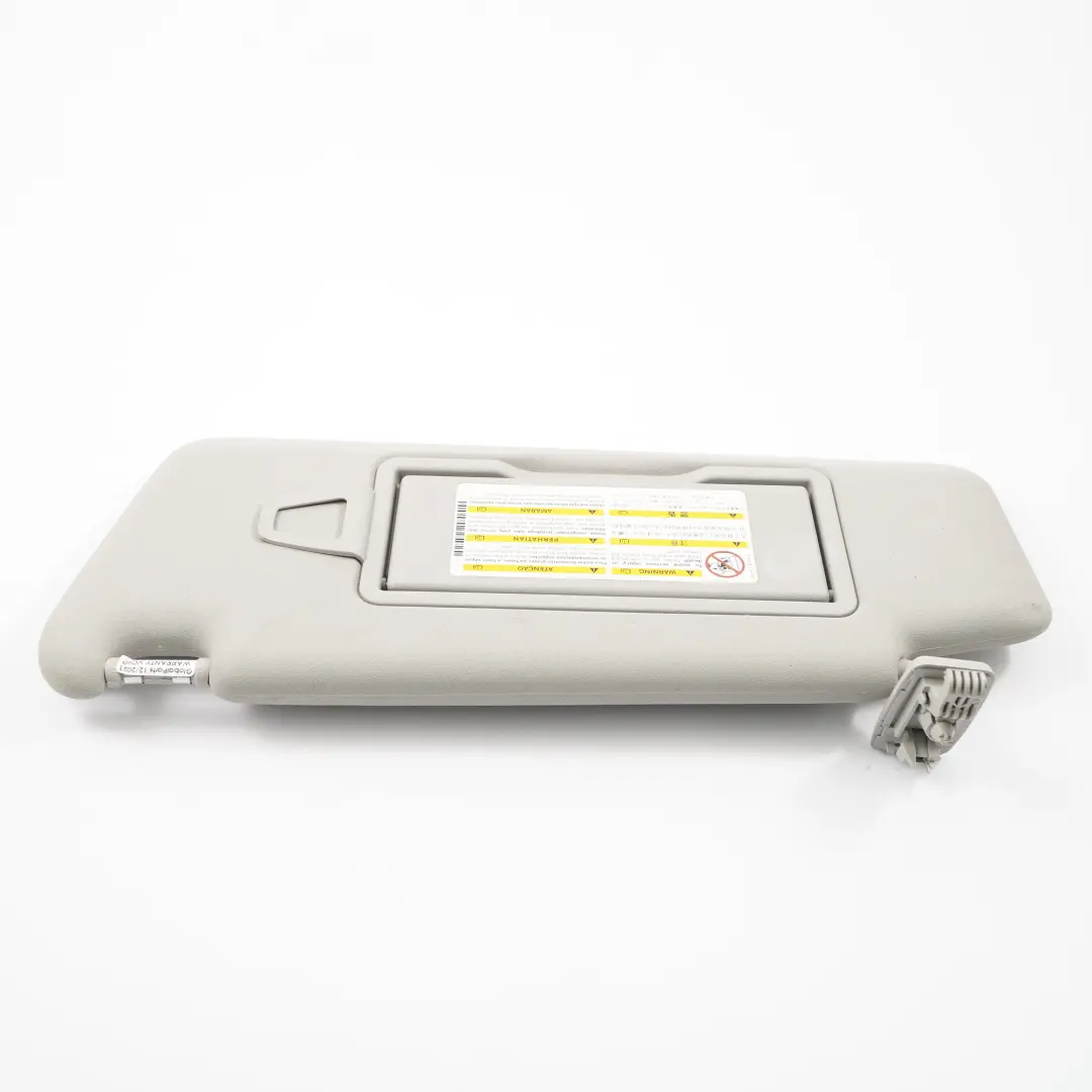Mercedes W204 Sun Visor Cover Left N/S Trim Grey - SKU A2048104510-5 - Part number A2048104510