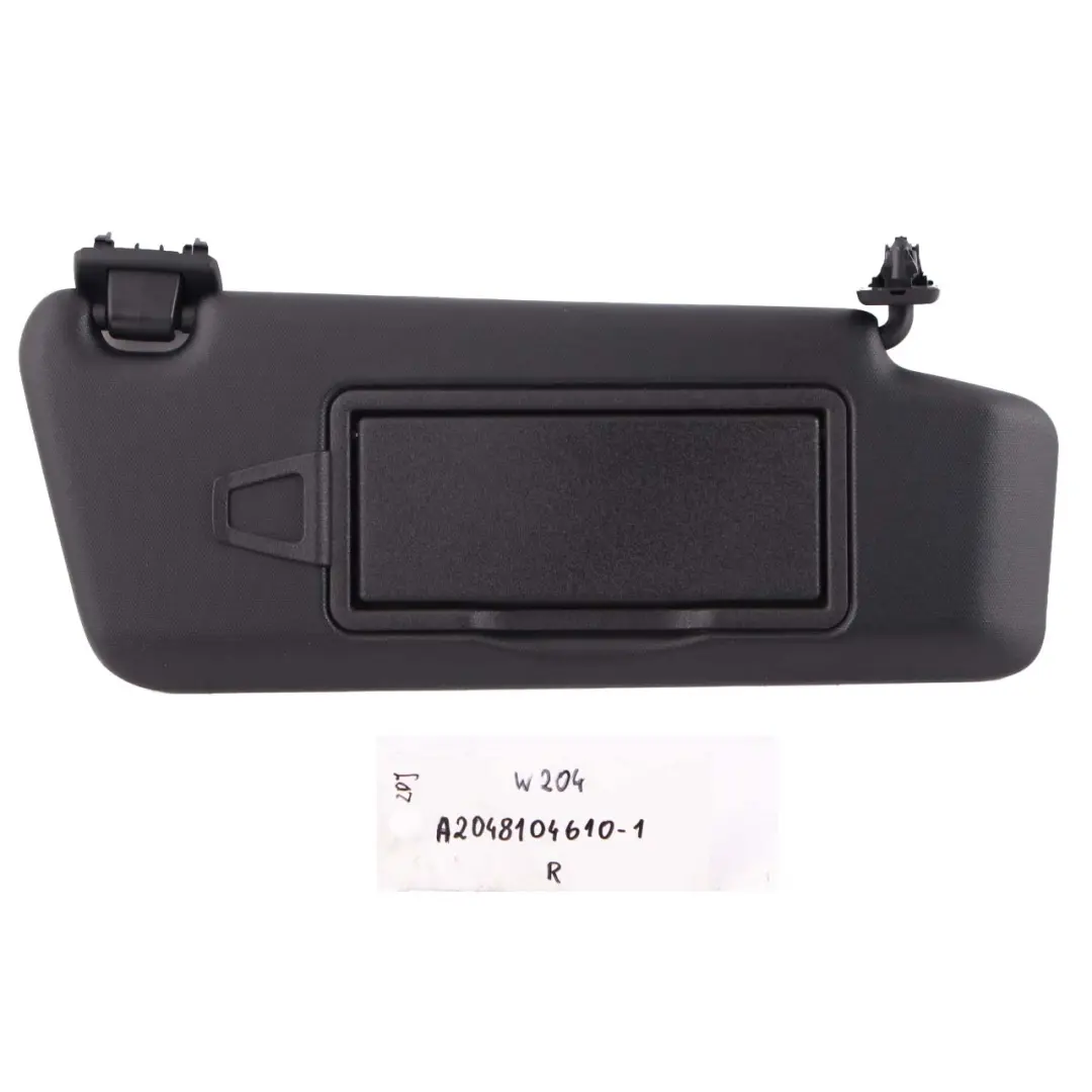Mercedes W204 Visera parasol Negro Derecha - SKU A2048104610-1 - Número de pieza A2048104610
