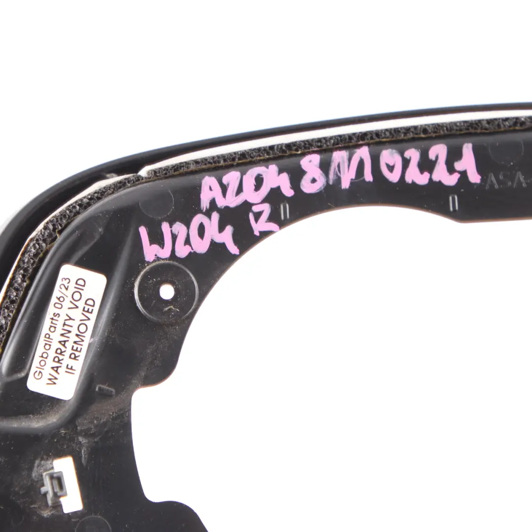 Wing Mirror Frame Door Right O/S Housing Cover Trim to Mercedes W204 with Part number A2048110221 Mercedes W204 Wing Mirror Frame Door Right O/S Housing Cover Trim - SKU A2048110221 - Part number A2048110221