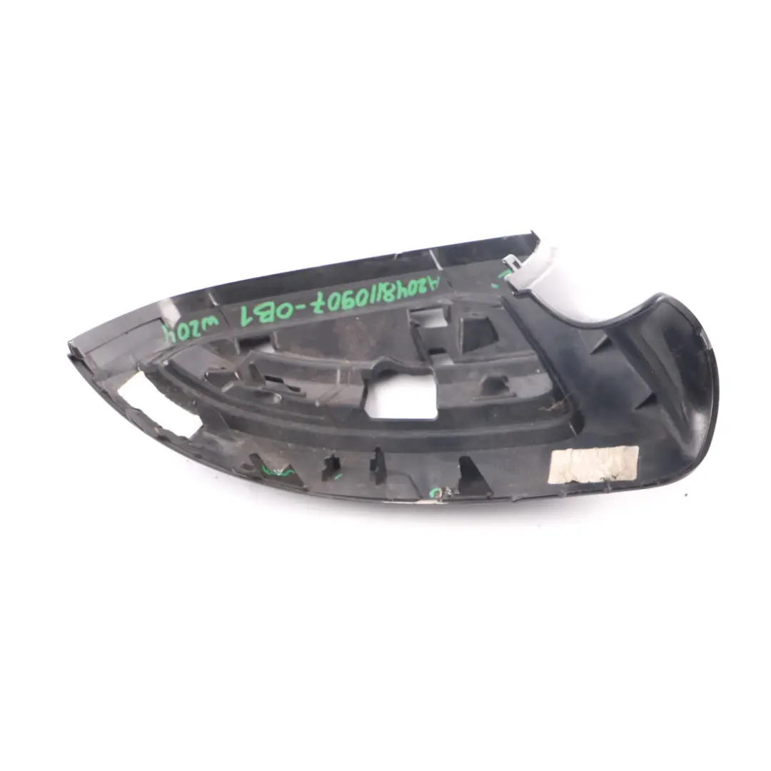 Wing Mirror Cover Cap Casing Left N/S Obsidian Black Metallic 197 to Mercedes W204 with Part number A2048110907 Mercedes W204 Wing Mirror Cover Cap Casing Left N/S Obsidian Black Metallic 197 - SKU A2048110907-OB1 - Part number A2048110907