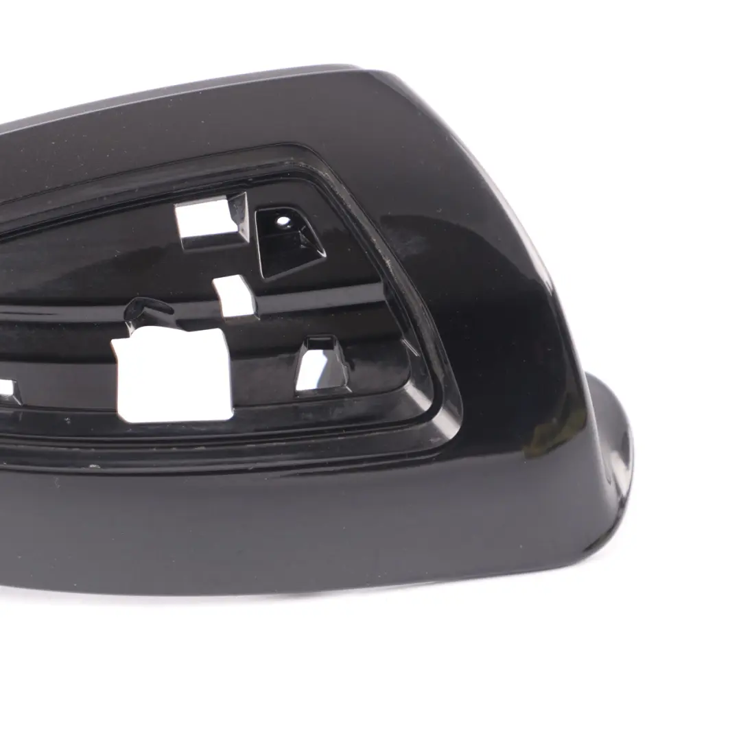 Mercedes W204 Wing Mirror Cover Right O/S Cap Casing Obsidian Black Metallic 197 - SKU A2048111007-OB - Part number A2048111007