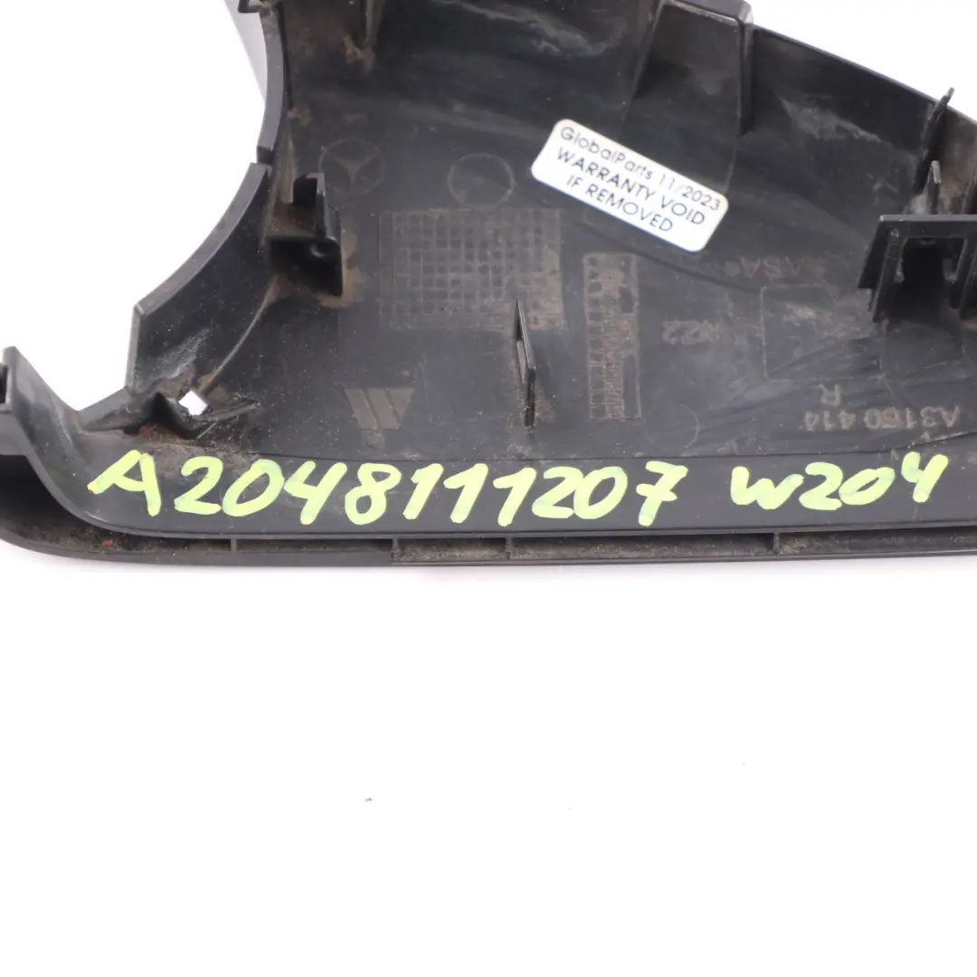 Mercedes W204 S204 Wing Mirror Lower Cover Right O/S Cover Panel - SKU A2048111207 - Part number A2048111207
