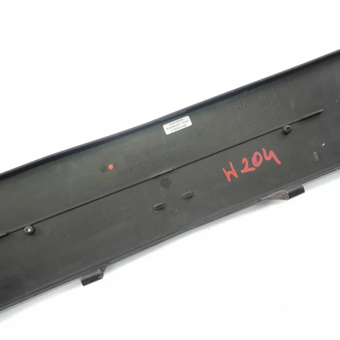 Mercedes W204 Pare-Chocs Caracteristique Blende - SKU A2048170378 - Numéro de pièce A2048170378