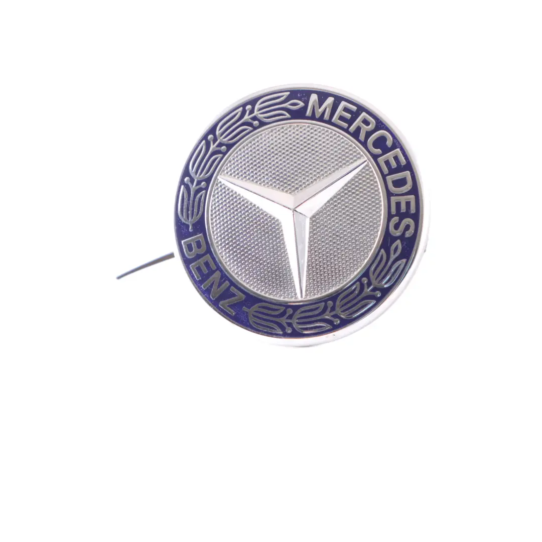 Mercedes W204 Distintivo anteriore Cappuccio Logo Emblema Nero - SKU A2048170616-2 - Numero di parte A2048170616