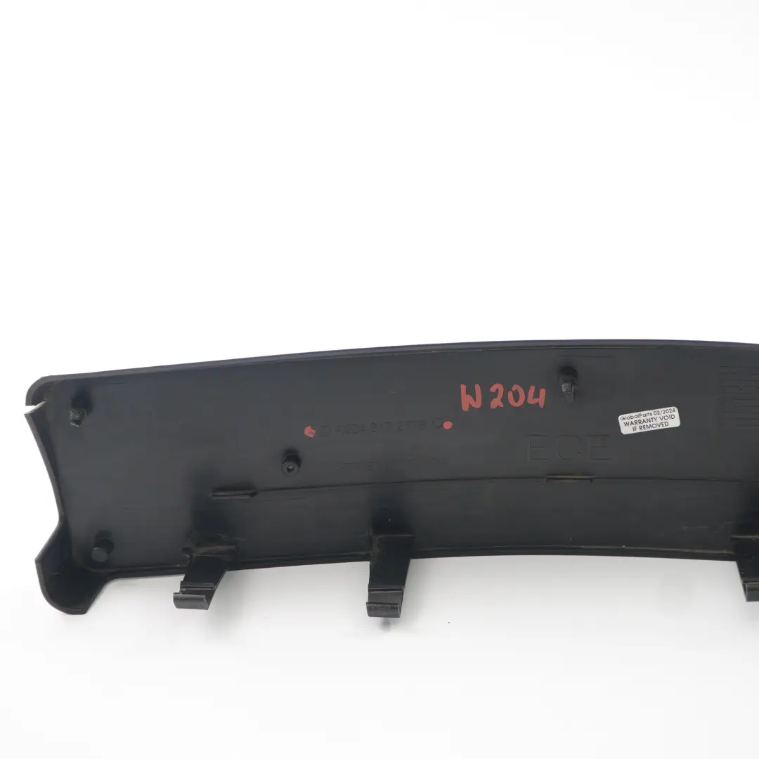 Mercedes W204 Front Bumper License Number Plate Holder Mounting - SKU A2048172778 - Part number A2048172778
