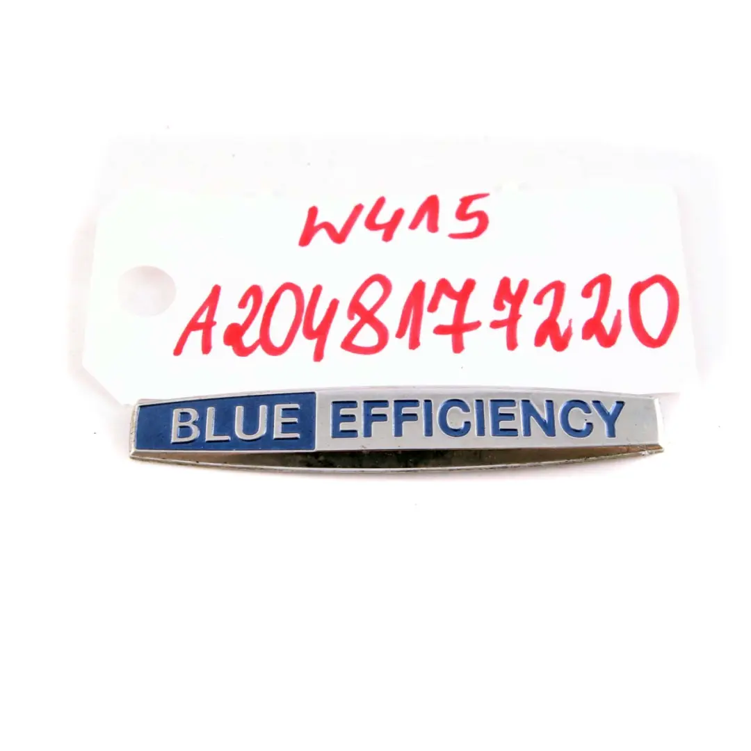 Mercedes W415 Citan Bleu Efficacité Ecusson D'aile Adhésif - SKU A2048177220 - Numéro de pièce A2048177220