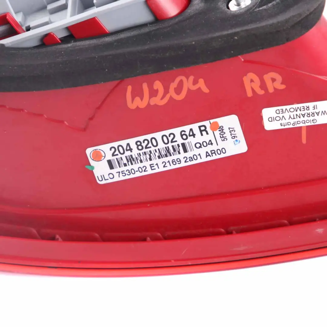  Luz Trasera Mercedes W204 Derecha Panel Lateral - SKU A2048200264 - Número de pieza A2048200264