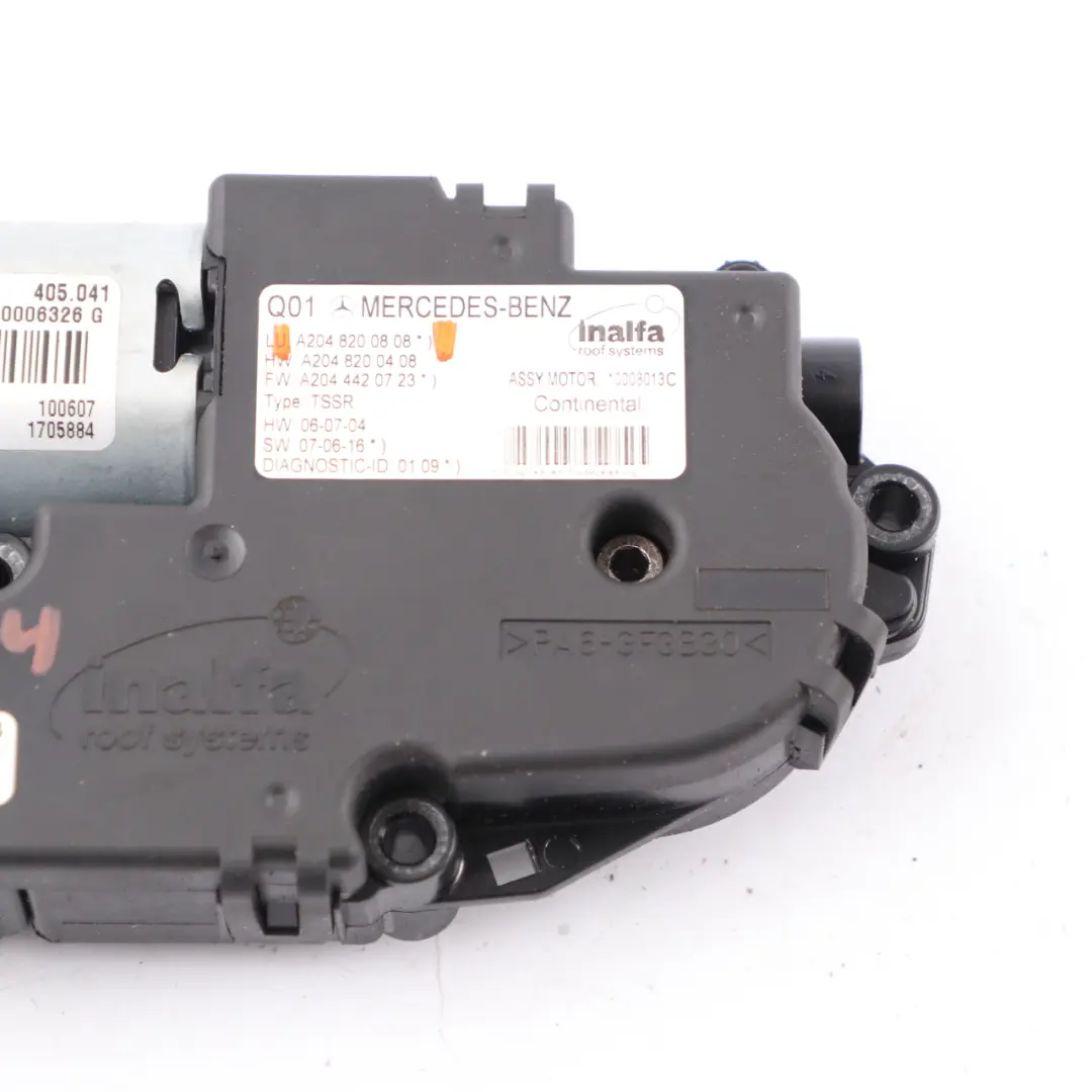 Sunroof Control Unit Motor Sliding Sun Roof Actuator to Mercedes W204 with Part number A2048200808 Mercedes W204 Sunroof Control Unit Motor Sliding Sun Roof Actuator - SKU A2048200808 - Part number A2048200808