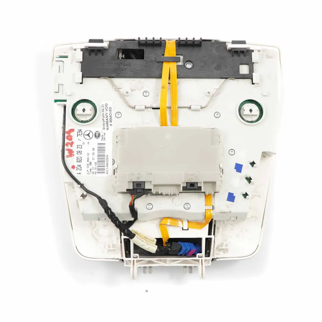 Luz techo Mercedes W204 W207 lectura delantera Interruptor interior para con número de pieza A2048200823 Luz techo Mercedes W204 W207 lectura delantera Interruptor interior - SKU A2048200823 - Número de pieza A2048200823