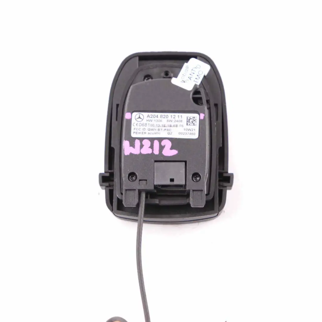 Mercedes W204 W207 W211 W212 Adaptador Placa Contacto Teléfono - SKU A2048201211 - Número de pieza A2048201211