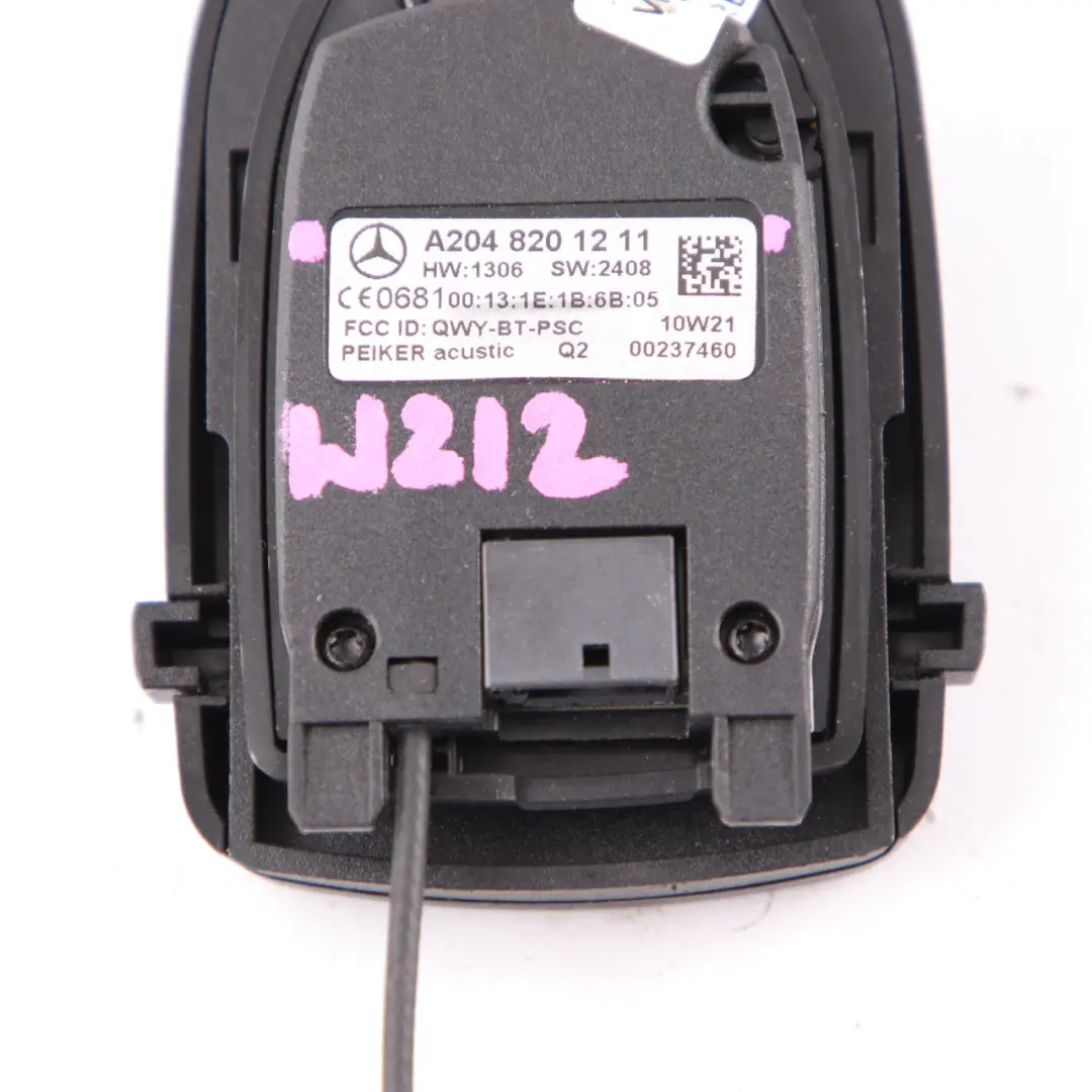 Mercedes W204 W207 W211 W212 Plaque contact téléphonique Adaptateur - SKU A2048201211 - Numéro de pièce A2048201211