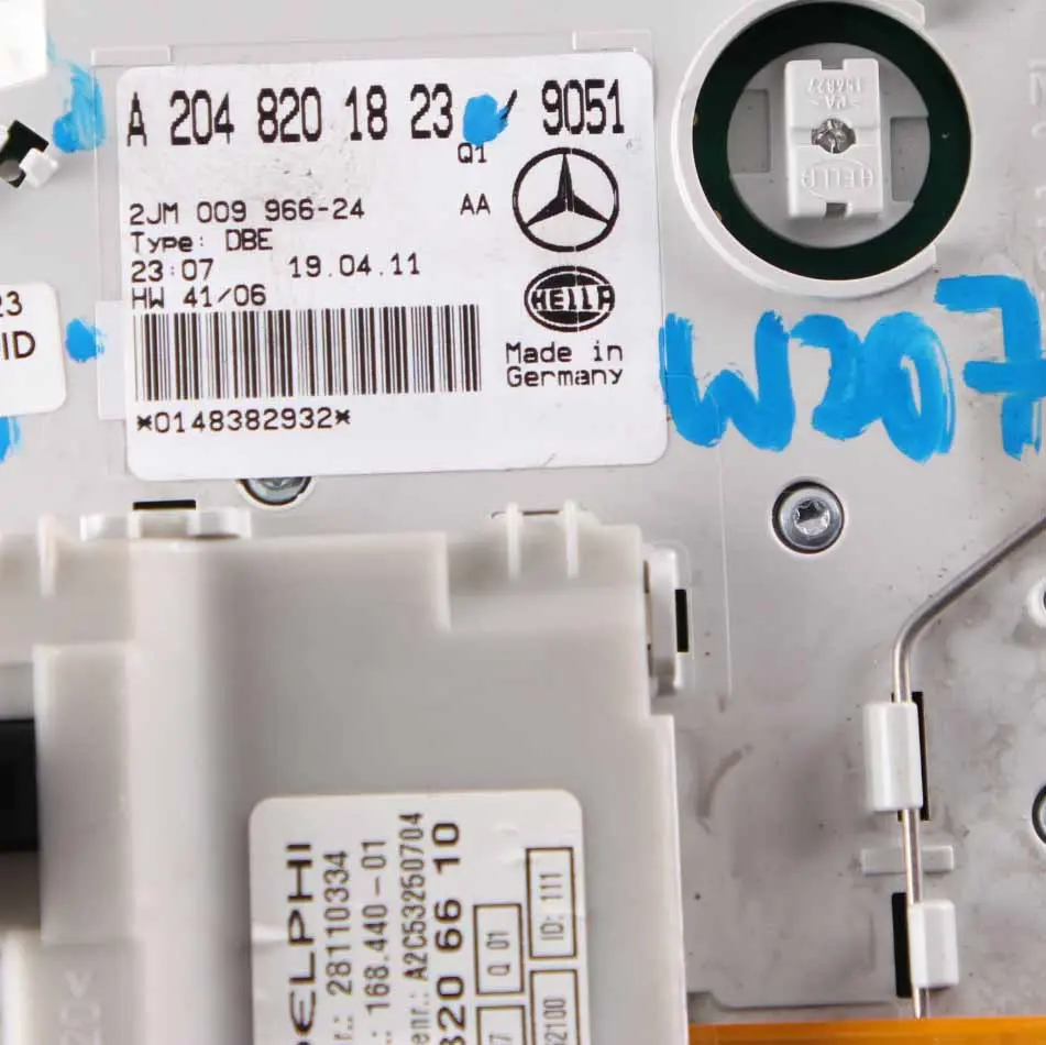 Mercedes W204 W207 Roof Light Front Interior Switch - SKU A2048201823 - Part number A2048201823