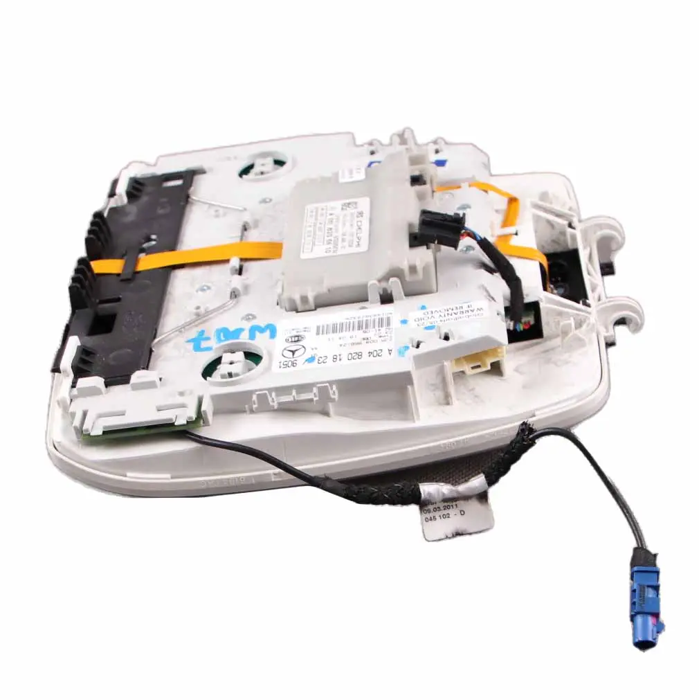 W207 Luce Tetto Interruttore Interno Anteriore per Mercedes W204 con numero di parte A2048201823 Mercedes W204 W207 Luce Tetto Interruttore Interno Anteriore - SKU A2048201823 - Numero di parte A2048201823