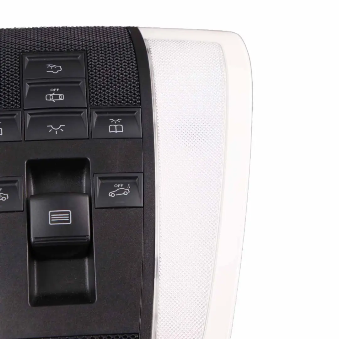 W207 Dachleuchte vorne Innenschalter für Mercedes W204 mit Teilenummer A2048201823 Mercedes W204 W207 Dachleuchte vorne Innenschalter - SKU A2048201823 - Teilenummer A2048201823