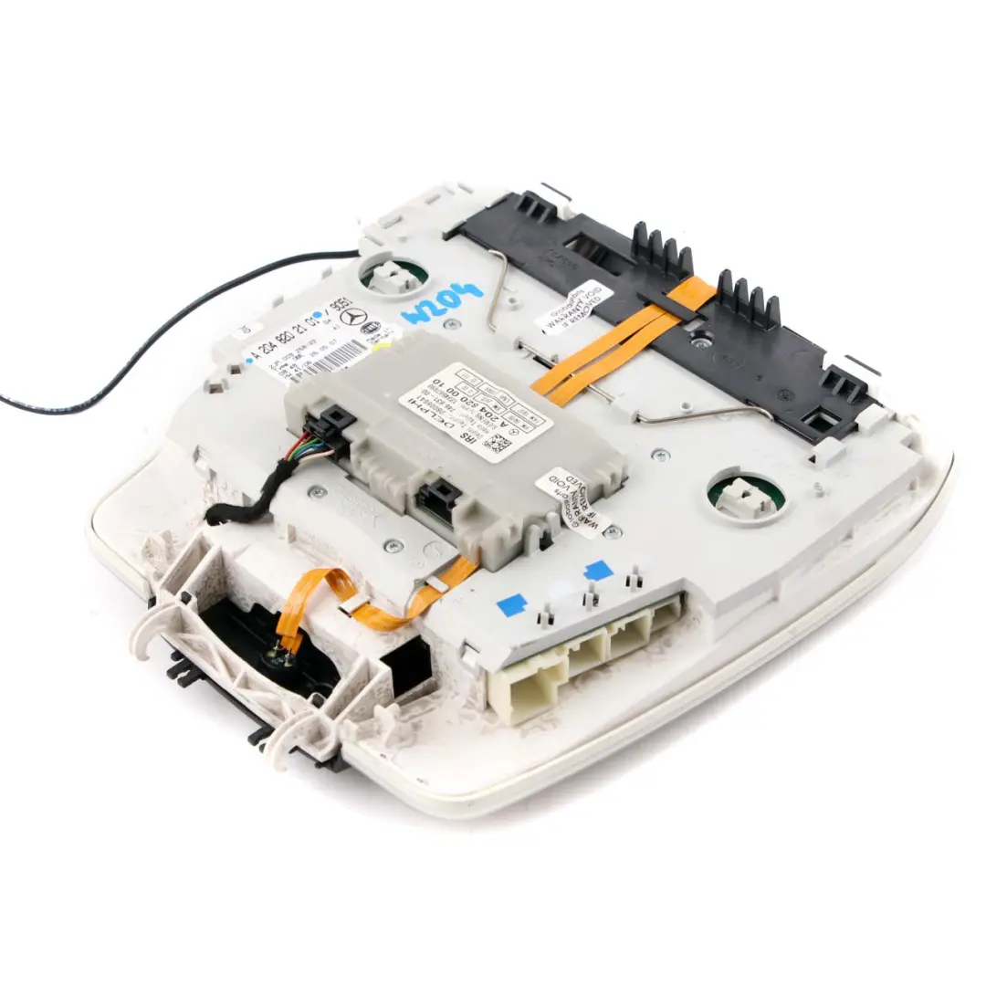 Mercedes-Benz C-Class W204 Interior Roof Light Reading Lamp Black to with Part number A2048202101 Mercedes-Benz C-Class W204 Interior Roof Light Reading Lamp Black - SKU A2048202101 - Part number A2048202101