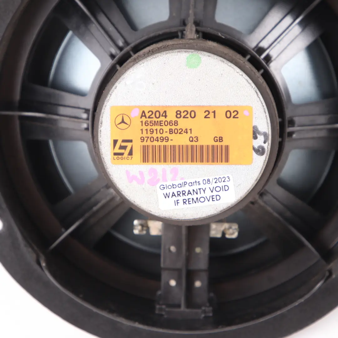 Haut-parleur avant Mercedes W204 W212 Audio Sound Logic7 gauche droite  - SKU A2048202102 - Numéro de pièce A2048202102
