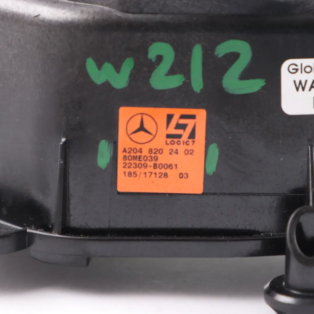 Altavoz Parcel Shelf Speaker Logic 7 Left para Mercedes W212 con número de pieza A2048202402 Mercedes W212 Altavoz Parcel Shelf Speaker Logic 7 Left - SKU A2048202402 - Número de pieza A2048202402