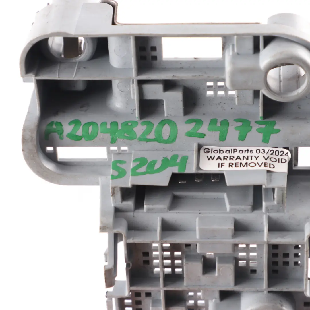 Right O/S Tail Light Bulb Mount Holder to Mercedes S204 Rear with Part number A2048202477 Mercedes S204 Rear Right O/S Tail Light Bulb Mount Holder - SKU A2048202477 - Part number A2048202477