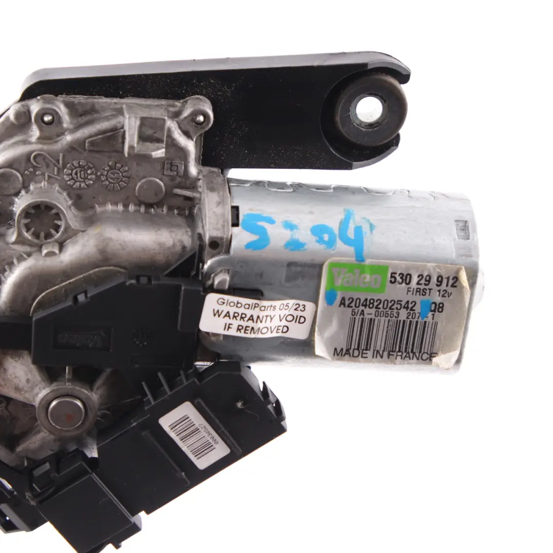 Mercedes W204 Motor limpiaparabrisas trasero Estate - SKU A2048202542 - Número de pieza A2048202542