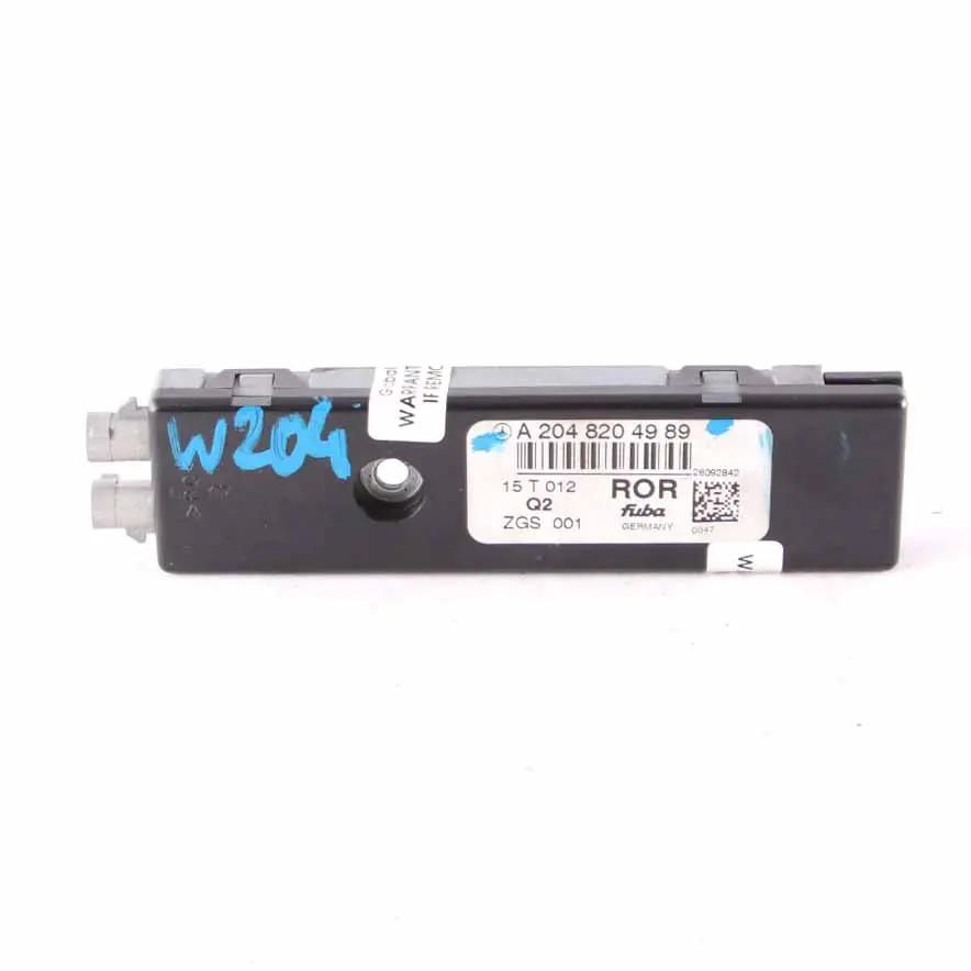Mercedes S204 Rear Antenna Amplifier Aerial Module Left N/S Top A2048204989