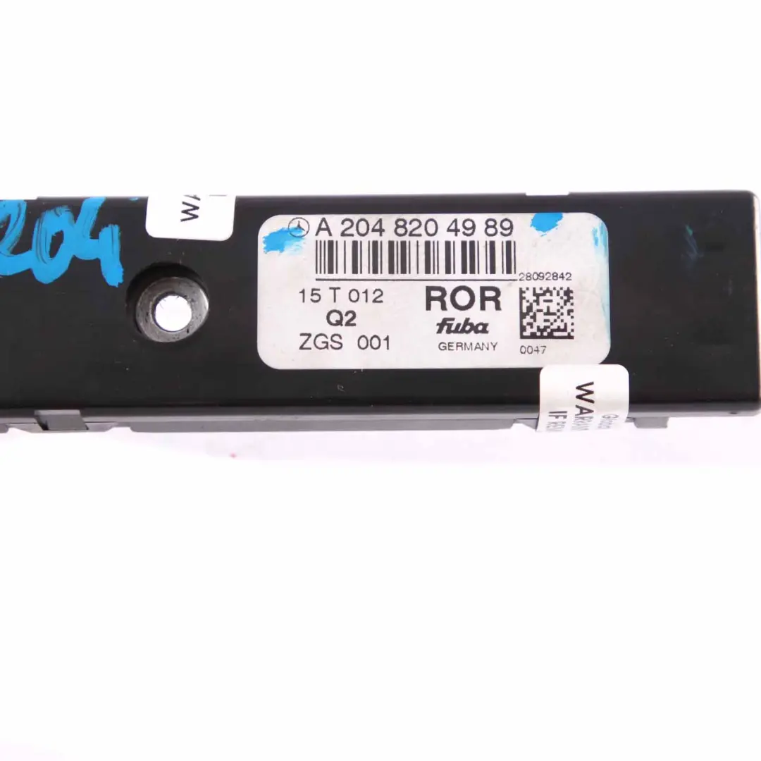 Antenne Verstärker Antennen Modul Hinten Links Oben für Mercedes S204 mit Teilenummer A2048204989 Mercedes S204 Antenne Verstärker Antennen Modul Hinten Links Oben - SKU A2048204989 - Teilenummer A2048204989