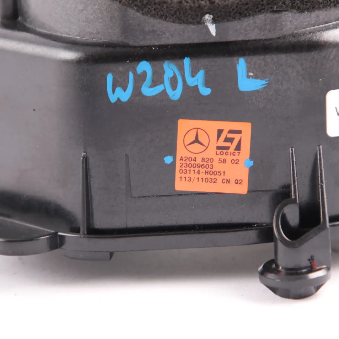  Loudspeaker Logic7 Mercedes W204 W212 Parcel Shelf Left N/S Speaker - SKU A2048205802 - Part number A2048205802