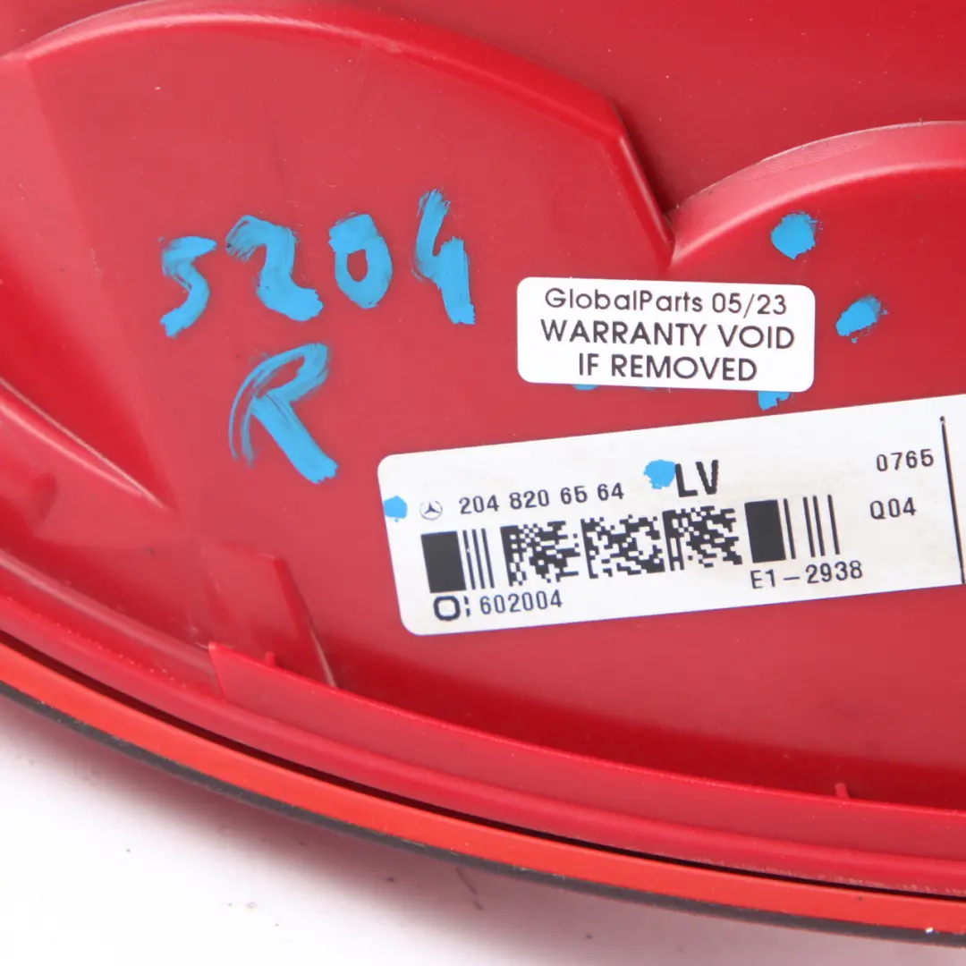 Mercedes W204 Estate Tail Lamp Side Panel Light Rear Right - SKU A2048206564 - Part number A2048206564