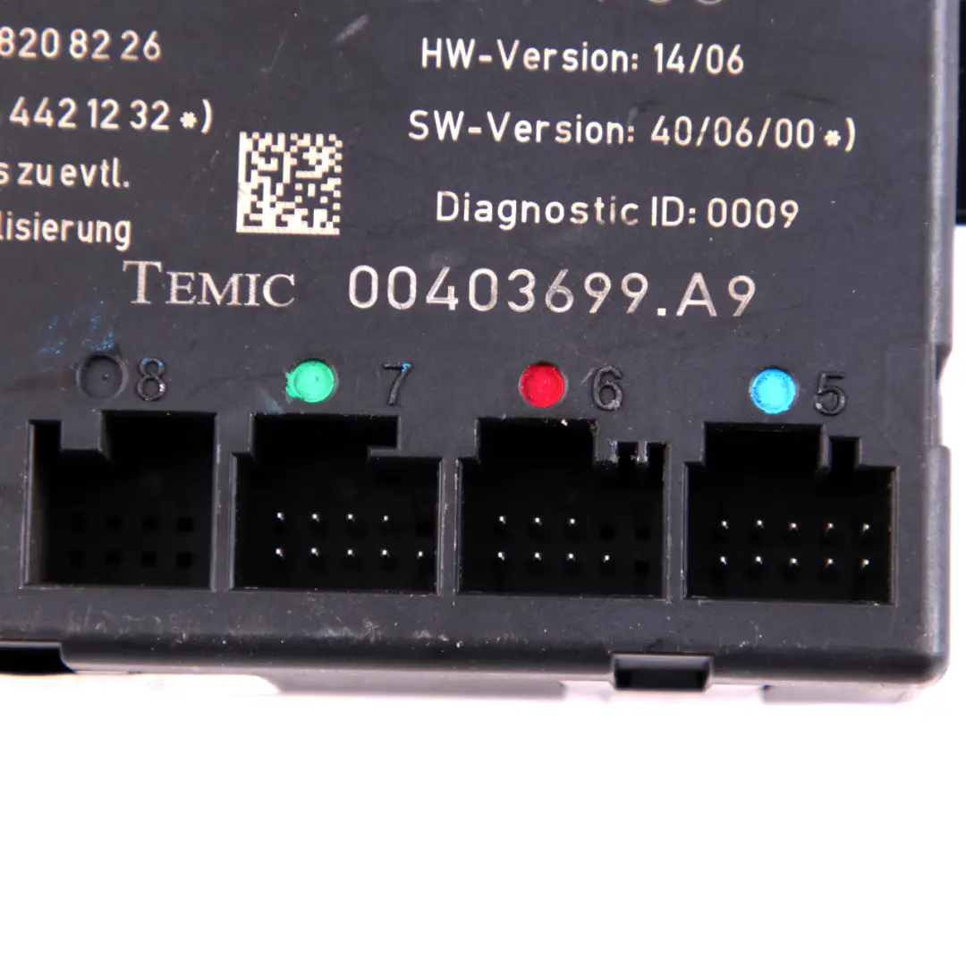 Mercedes W204 Module De Commande De Porte Avant Droite - SKU A2048207485 - Numéro de pièce A2048207485