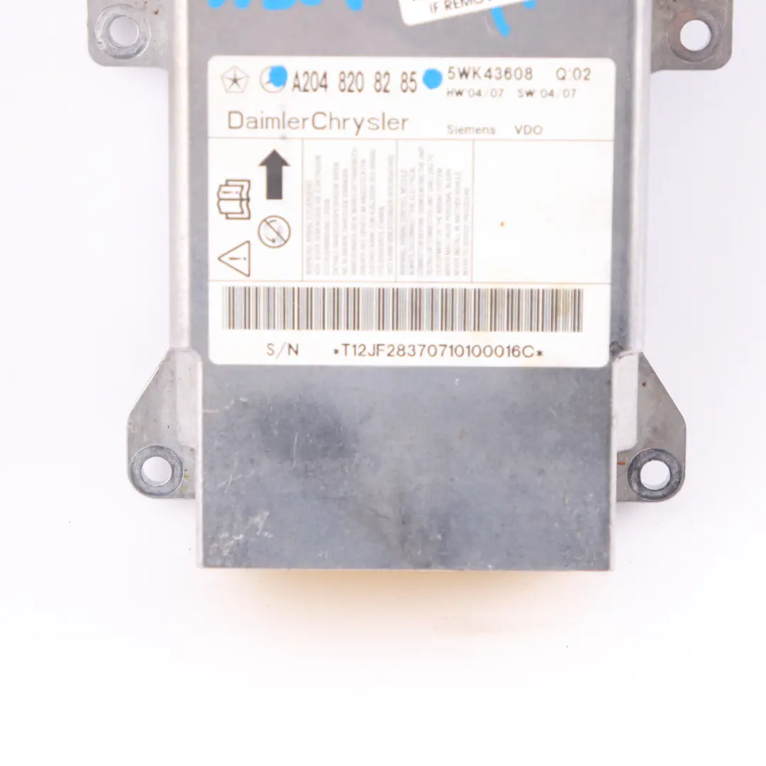 Safety Crash Impact Control Module Unit to Mercedes W204 with Part number A2048208285 Mercedes W204 Safety Crash Impact Control Module Unit - SKU A2048208285 - Part number A2048208285