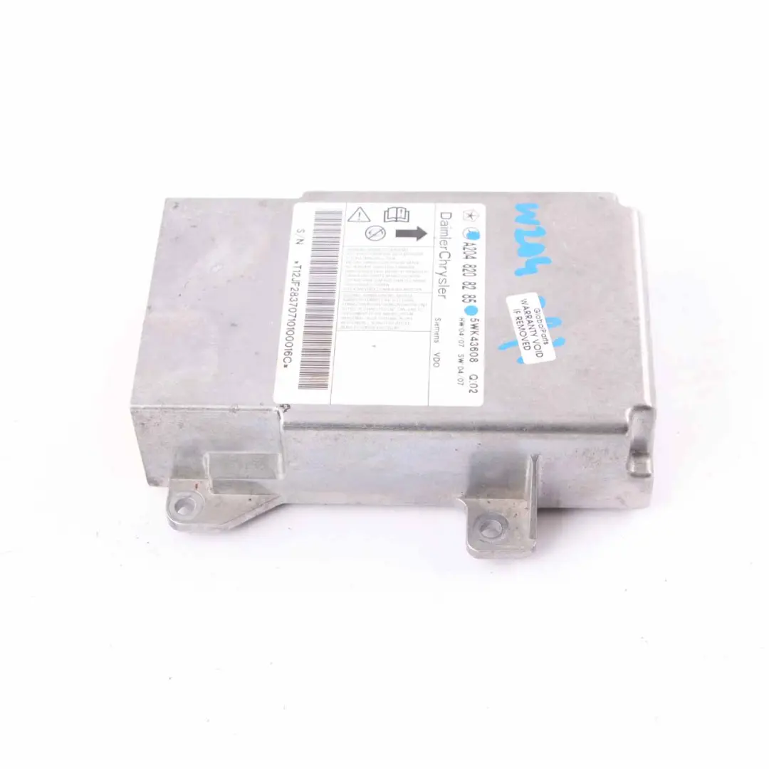 Mercedes W204 Module de contrôle l'impact de la collision sécurité - SKU A2048208285 - Numéro de pièce A2048208285