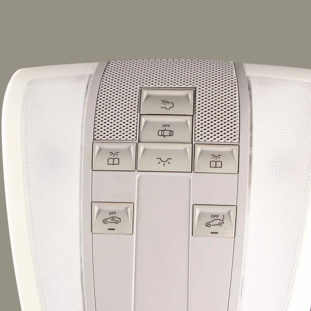 Luz de Techo Interior Delantera Gris para Mercedes W204 con número de pieza A2048208501 Mercedes W204 Luz de Techo Interior Delantera Gris - SKU A2048208501-1 - Número de pieza A2048208501