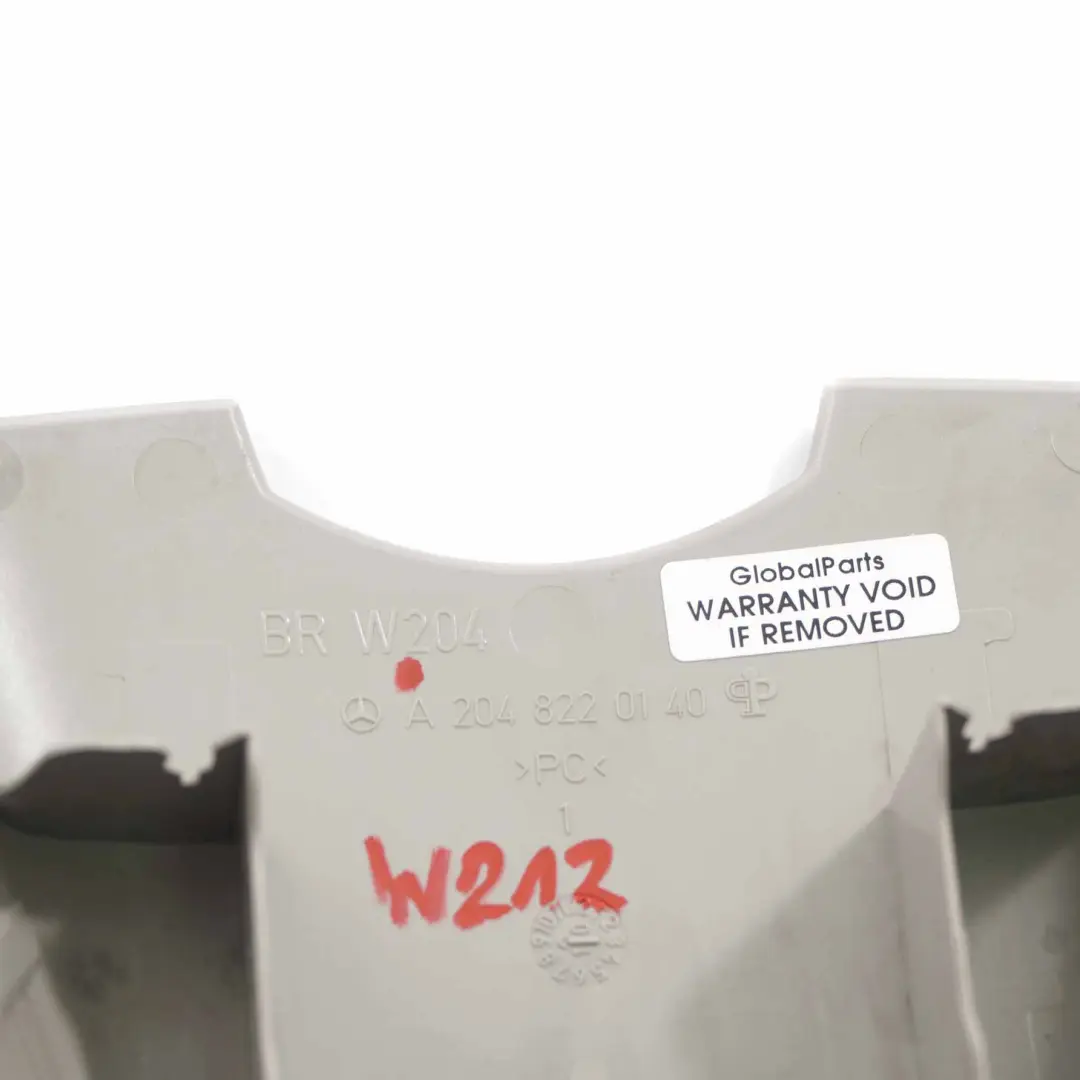 Mercedes W204 W212 Regensensor Abdeckung Panel Grau - SKU A2048220140 - Teilenummer A2048220140