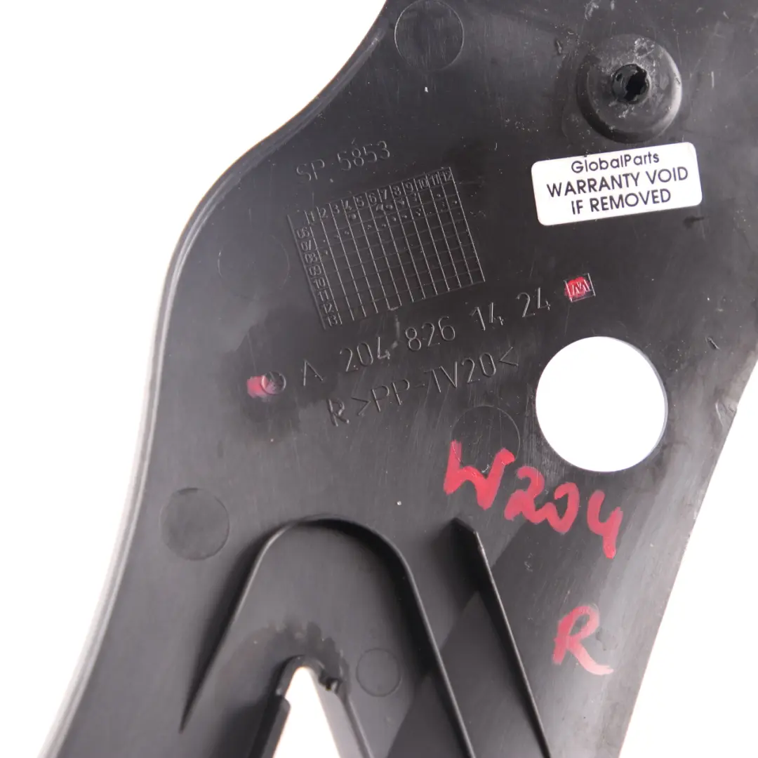 Tapa del faro delantero derecho para Mercedes W204 con número de pieza A2048261424 Mercedes W204 Tapa del faro delantero derecho - SKU A2048261424 - Número de pieza A2048261424