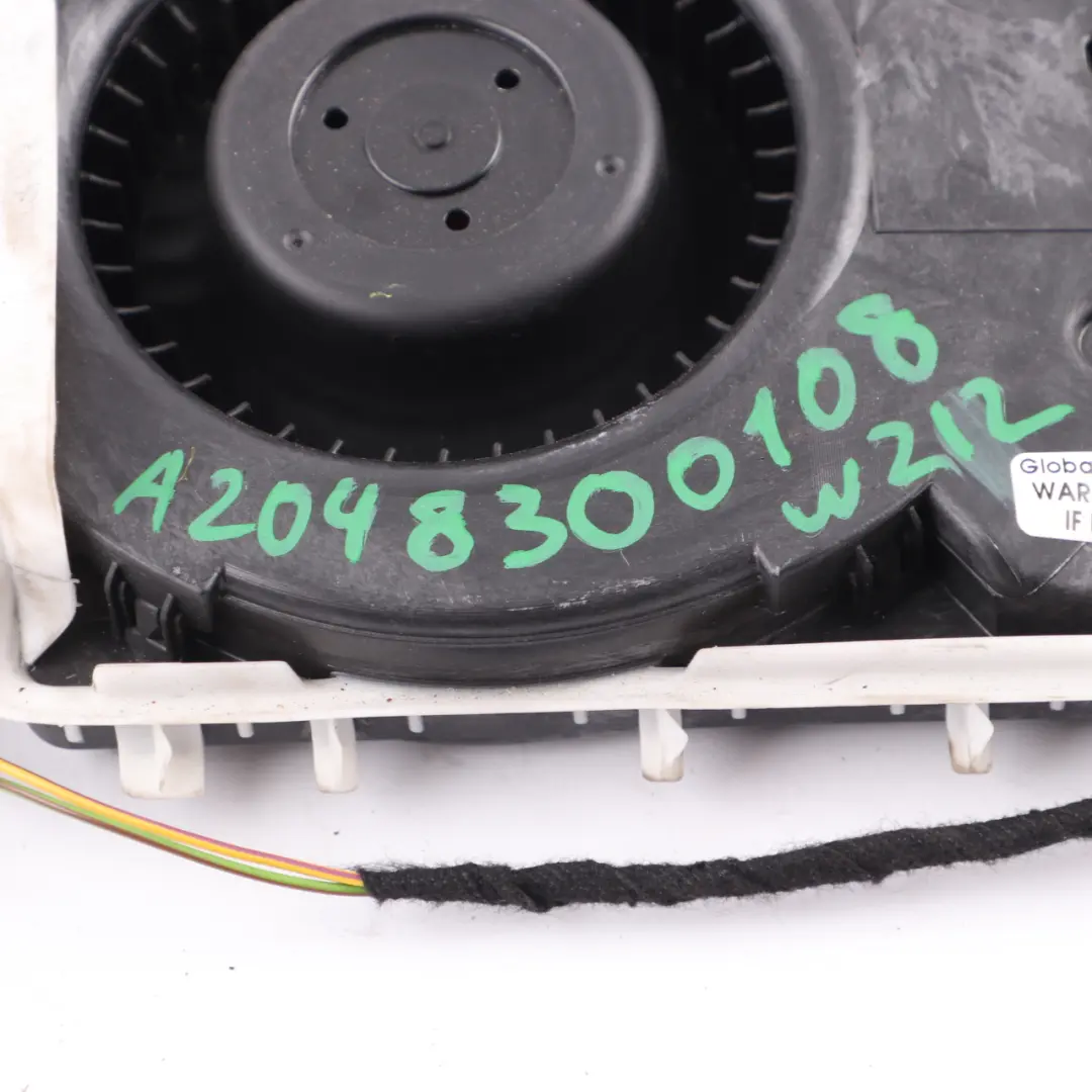 Blower Mercedes W212 Cabin Air Ventilation Blower Duct to  with Part number A2048300108  Blower Mercedes W212 Cabin Air Ventilation Blower Duct - SKU A2048300108 - Part number A2048300108