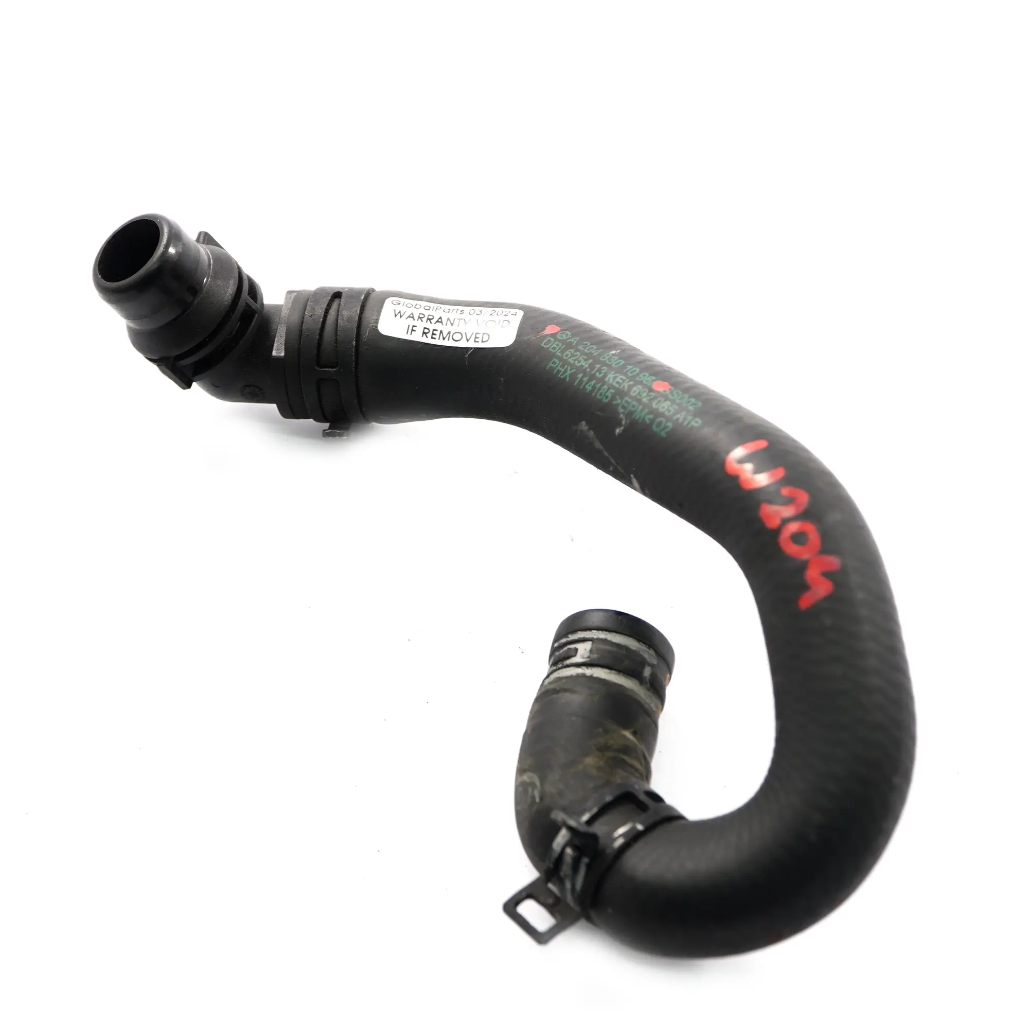 Tubo dell'acqua Mercedes W204 C207 W212 OM642 Linea tubo flessibile A2048301096