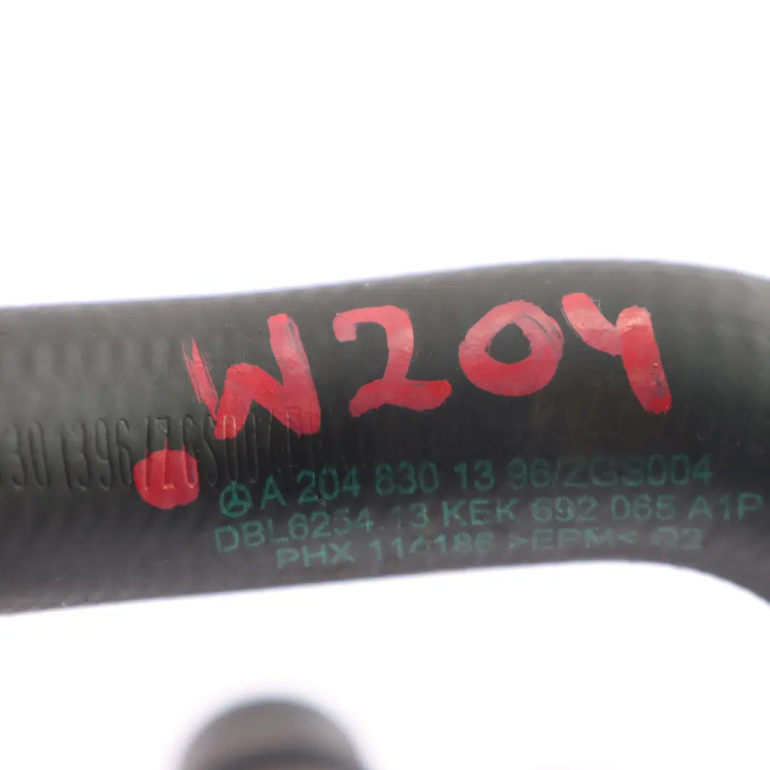 Mercedes W204 M272 Tubo Riscaldatore Linea Acqua Riscaldamento - SKU A2048301396 - Numero di parte A2048301396