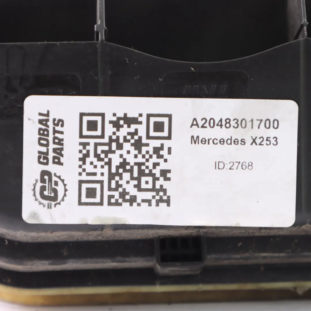  Aleta ventilación Mercedes X253 GLC 220d Parachoques traseroInsertar derecha - SKU A2048301700 - Número de pieza A2048301700