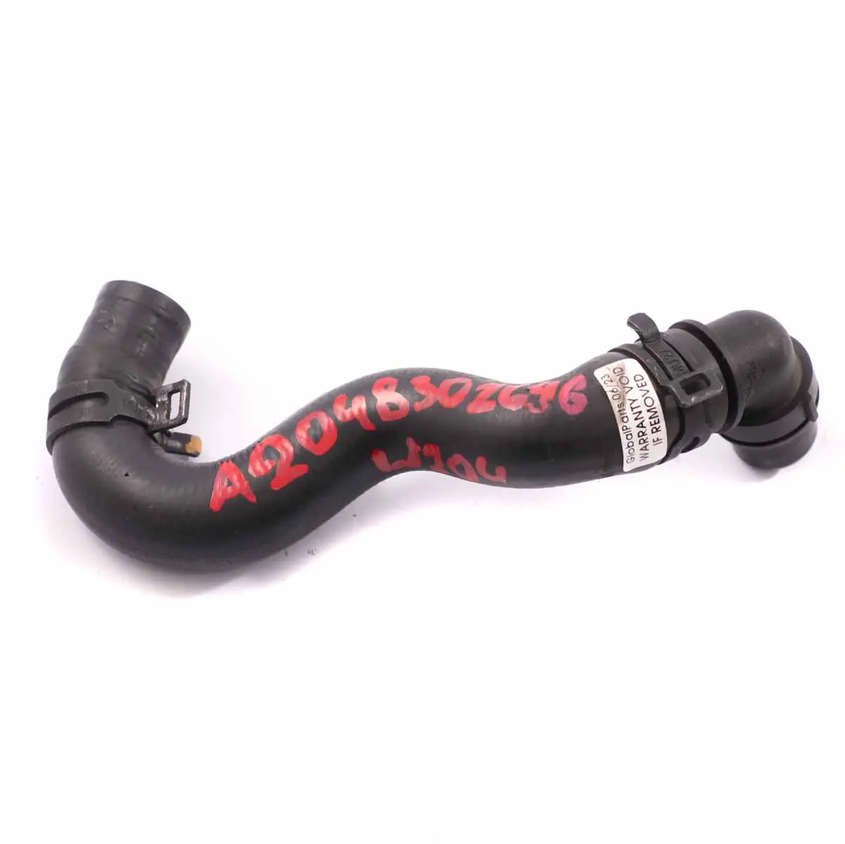 Mercedes W204 C63 AMG Tuyau d'eau refroidissement Ligne tuyauterie A2048302696