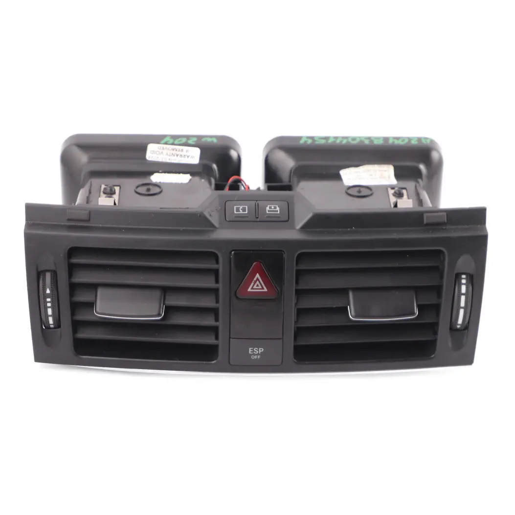 Dashboard Centre Air Vent Front Grille Hazard Switch to Mercedes W204 with Part number A2048304154 Mercedes W204 Dashboard Centre Air Vent Front Grille Hazard Switch - SKU A2048304154 - Part number A2048304154