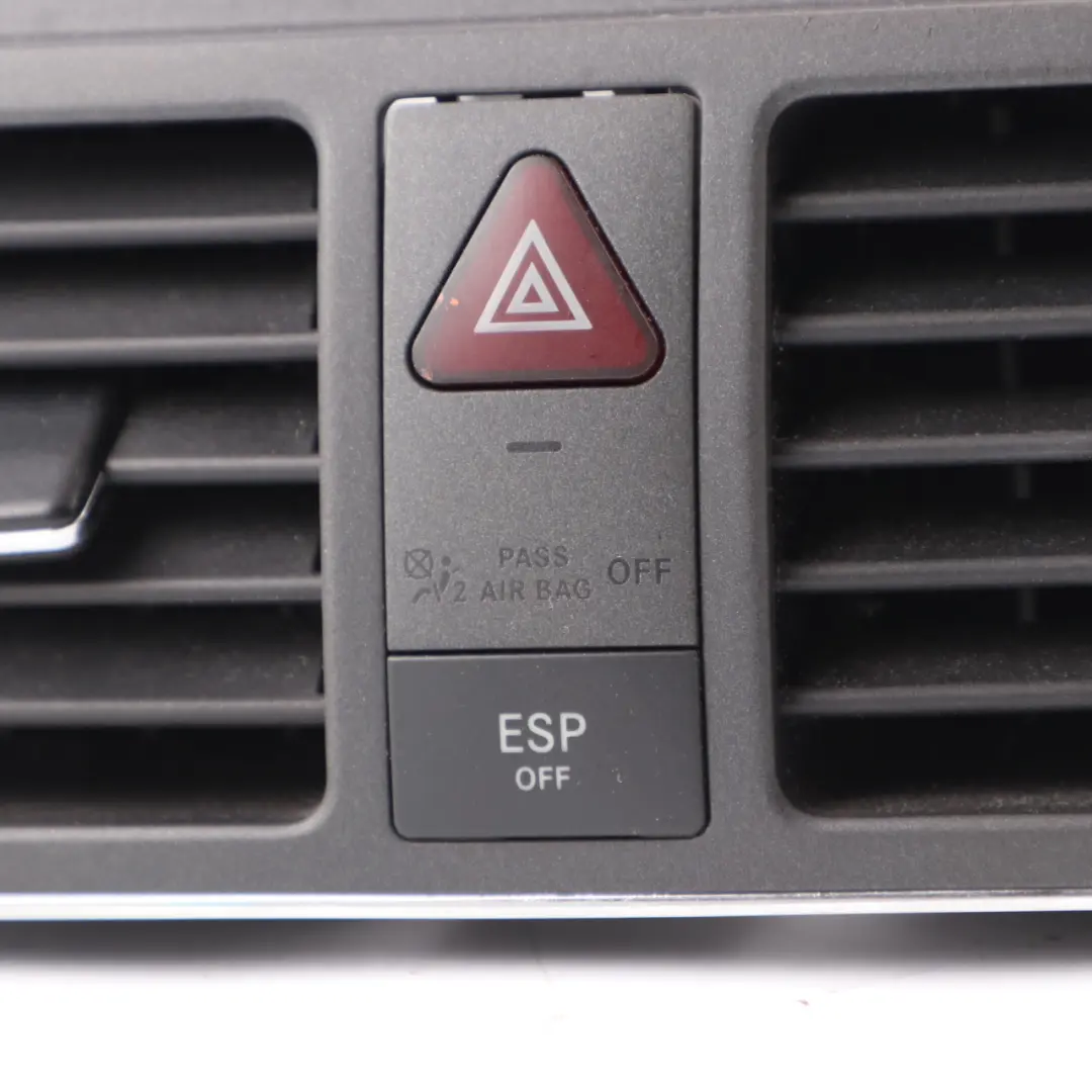 Vent Grille Dashboard Front Centre Hazard Switch to Mercedes W204 Air with Part number A2048305254 Mercedes W204 Air Vent Grille Dashboard Front Centre Hazard Switch - SKU A2048305254 - Part number A2048305254