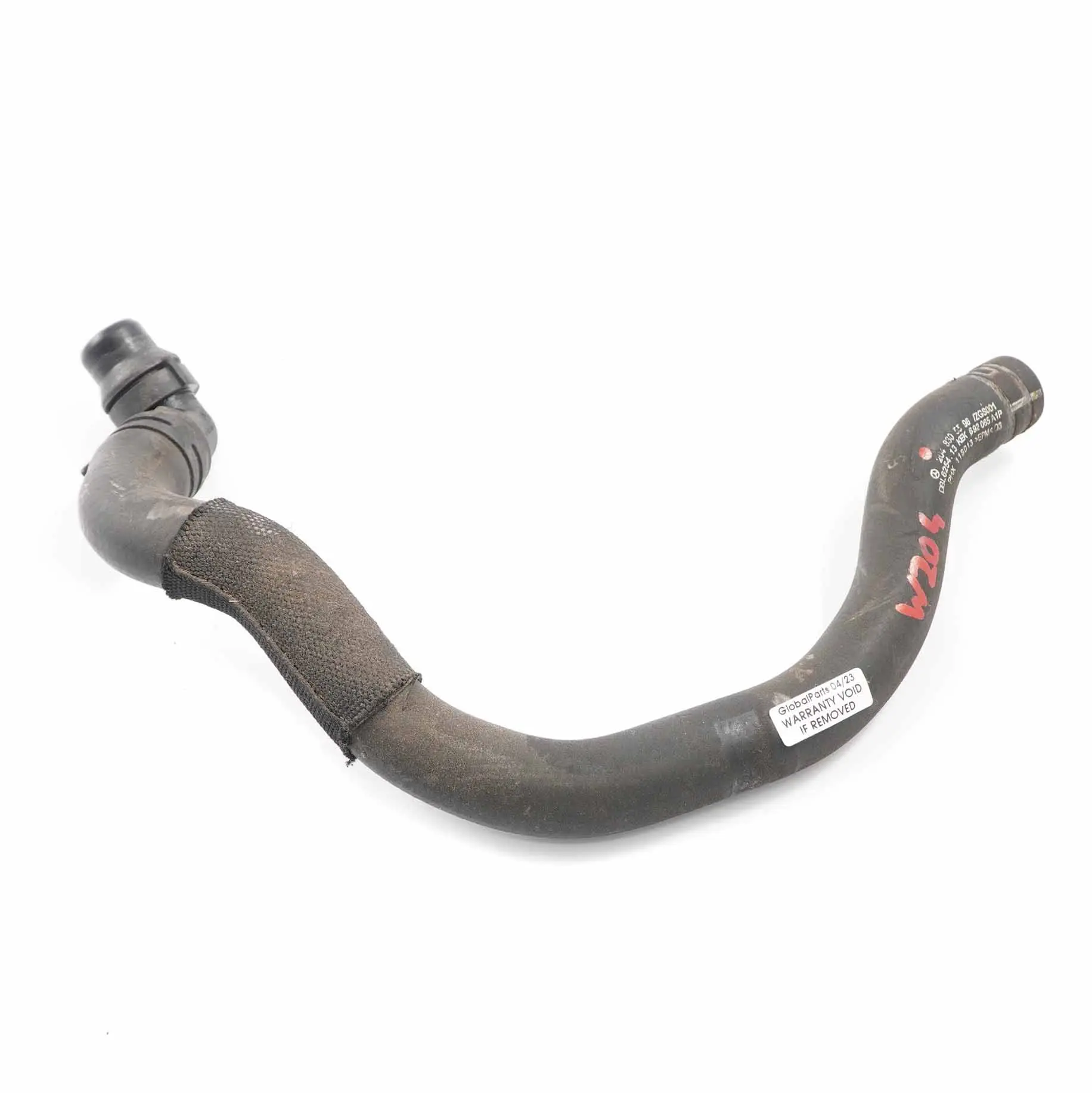 Tuyau d'eau Mercedes W204 S204 OM646 Tuyau de refroidissement A2048305596