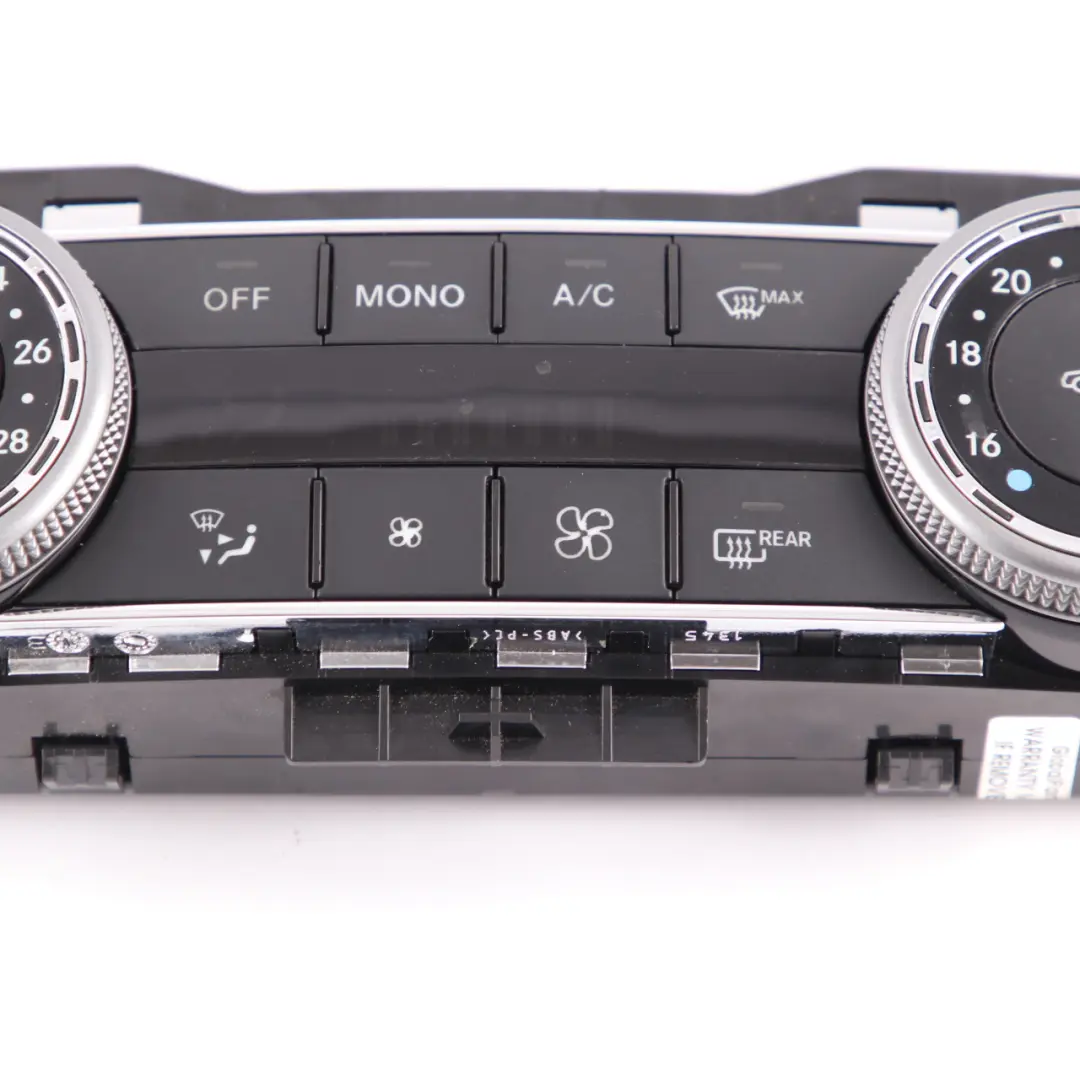 Mercedes W204 Heater Climate Control Unit Switch Panel - SKU A2048305790 - Part number A2048305790