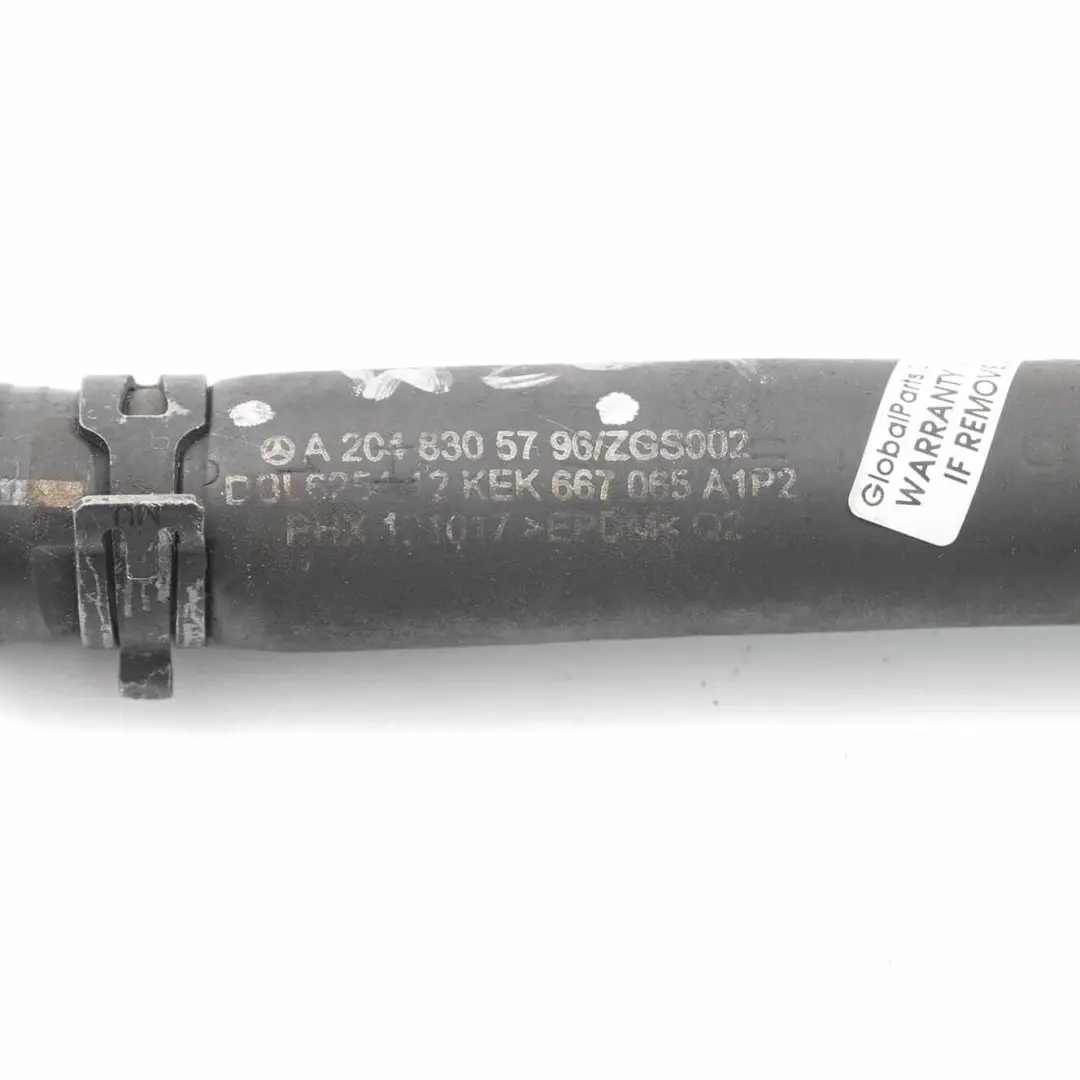 Mercedes W204 OM642 Refrigeración Motor Radiador Manguera Tubo Agua A2045012982 - SKU A2048305796 - Número de pieza A2048305796