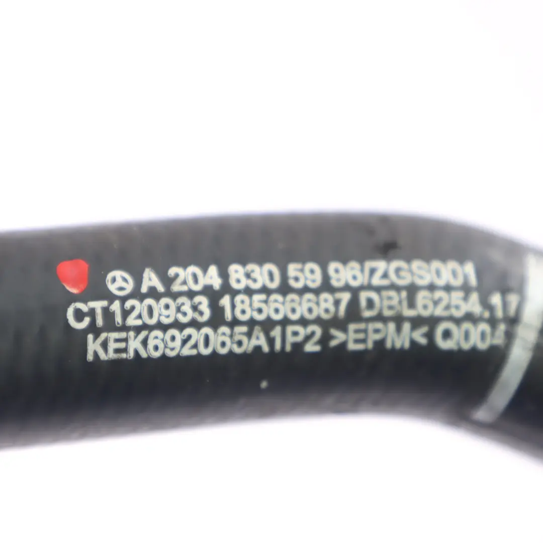  Tubo agua Mercedes W204 W212 OM651 Refrigeración motor Manguera - SKU A2048305996 - Número de pieza A2048305996