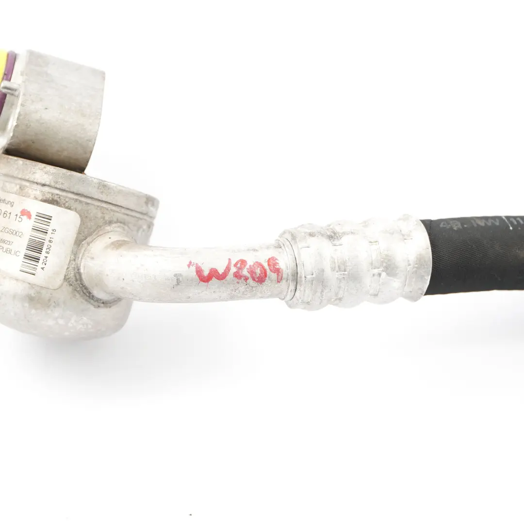 Mercedes W204 M271 Petrol Air Conditioning Pipe Compressor Pipe - SKU A2048306115 - Part number A2048306115