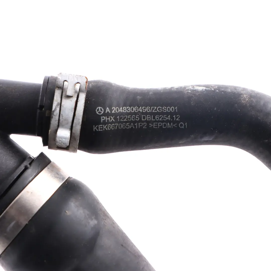 Cooling Line Mercedes W204 C207 M276 Engine Water Hose to with Part number A2048306496 Cooling Line Mercedes W204 C207 M276 Engine Water Hose - SKU A2048306496 - Part number A2048306496