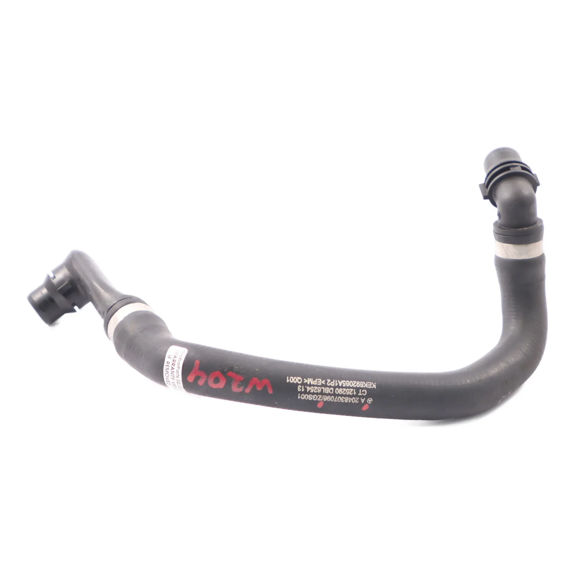 Tuyau d'eau Mercedes W204 C207 W212 Moteur Radiateur refroidissement A2048307096