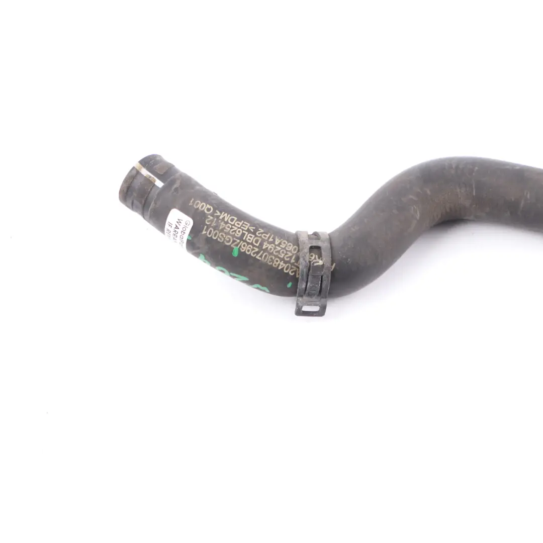 Water Line Coolant Hose Ruber Pipe to Mercedes W204 with Part number A2048307296 Mercedes W204 Water Line Coolant Hose Ruber Pipe - SKU A2048307296 - Part number A2048307296