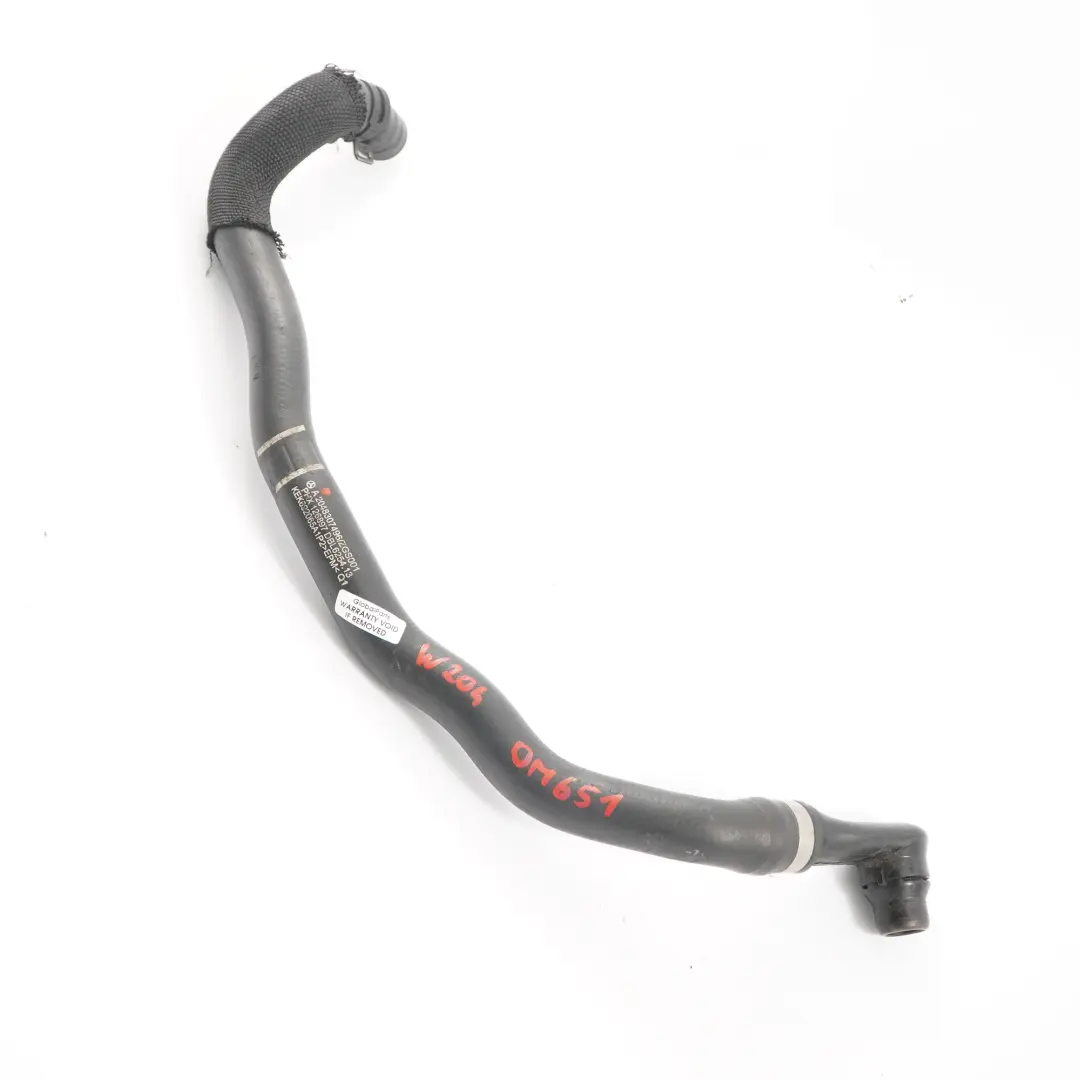  Tuyau d'eau Mercedes W204 W207 OM651 Ligne tuyau refroidissement - SKU A2048307496 - Numéro de pièce A2048307496