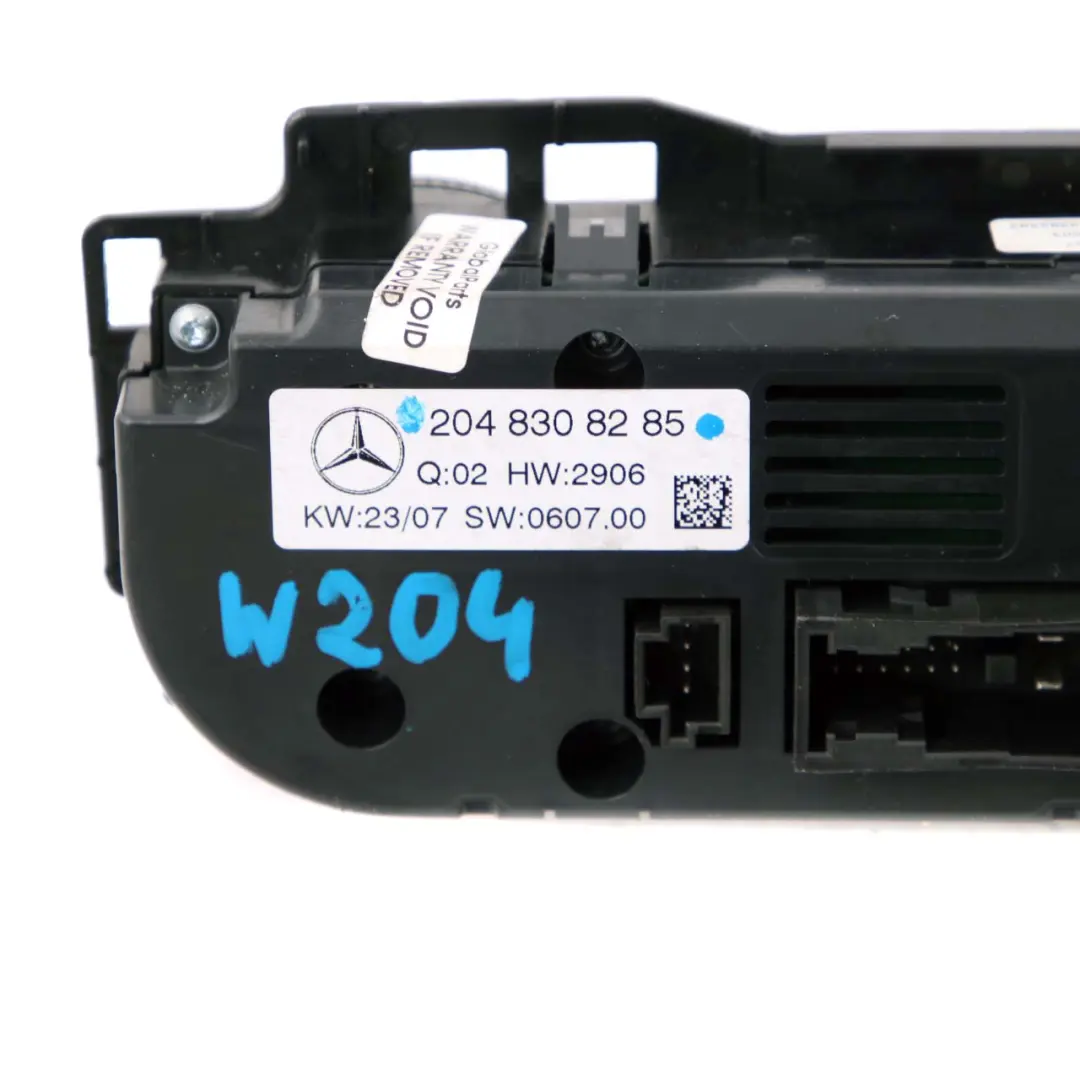 *Mercedes-Benz C-Klasse W204 Klimabedienteil Schalterblock für mit Teilenummer A2048308285 *Mercedes-Benz C-Klasse W204 Klimabedienteil Schalterblock - SKU A2048308285 - Teilenummer A2048308285